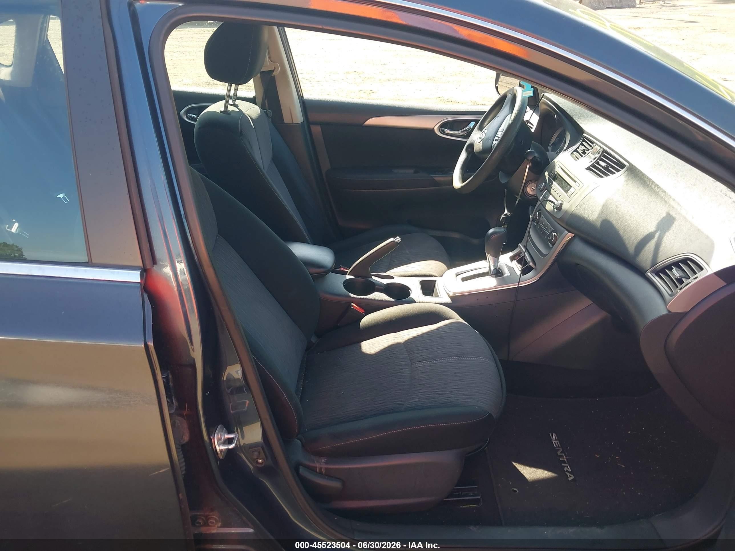2014 Nissan Sentra Sv Серый vin: 3N1AB7AP3EY332341
