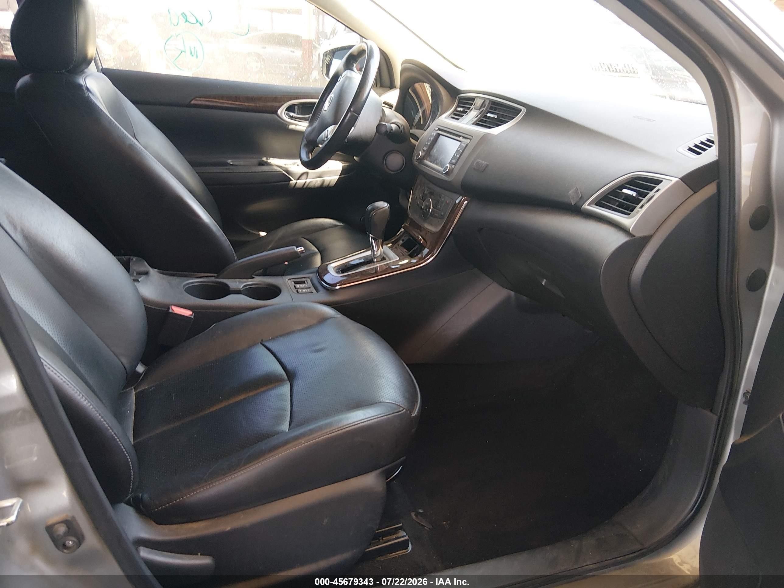 2014 Nissan Sentra Sl Gray vin: 3N1AB7AP3EY332680