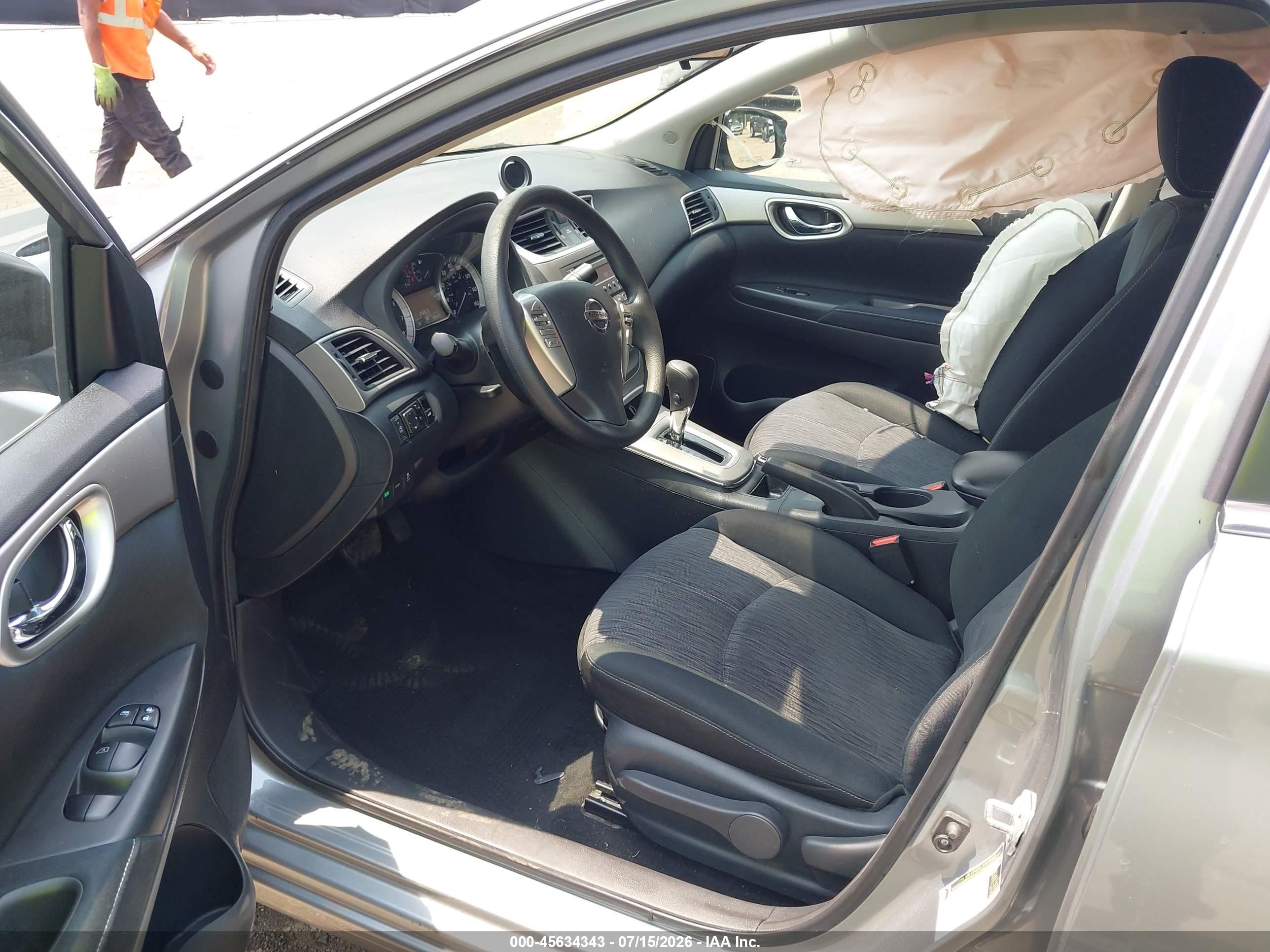 2014 Nissan Sentra Sv Black vin: 3N1AB7AP3EY335708