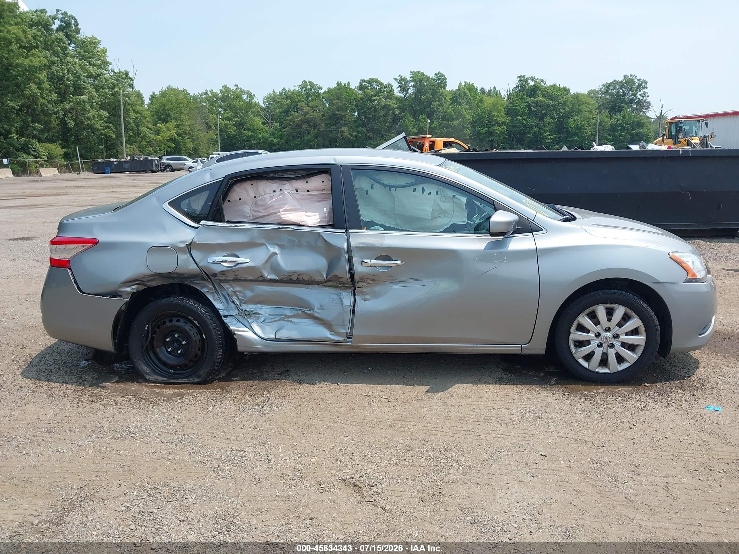 2014 Nissan Sentra Sv Black vin: 3N1AB7AP3EY335708