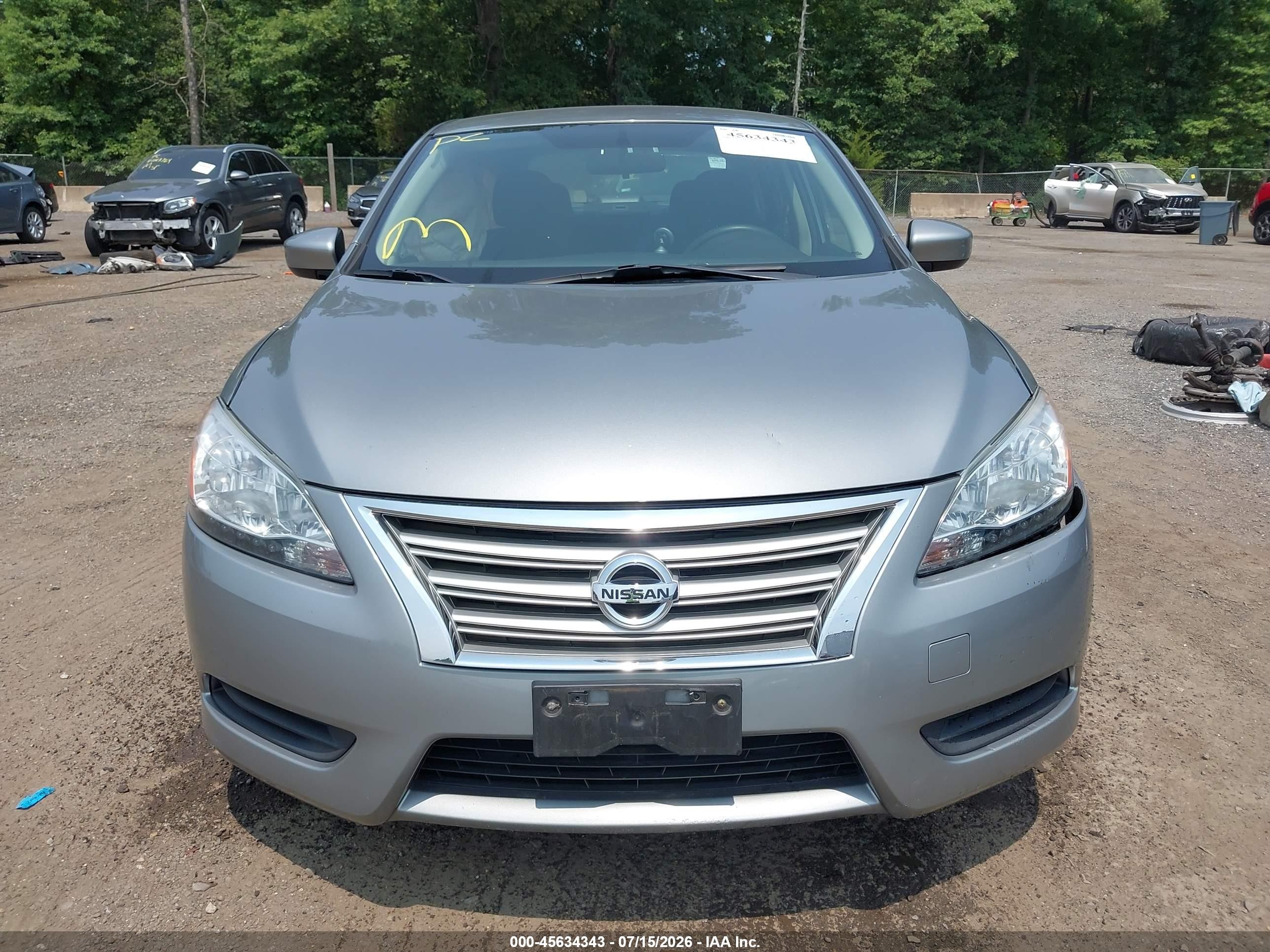 2014 Nissan Sentra Sv Black vin: 3N1AB7AP3EY335708