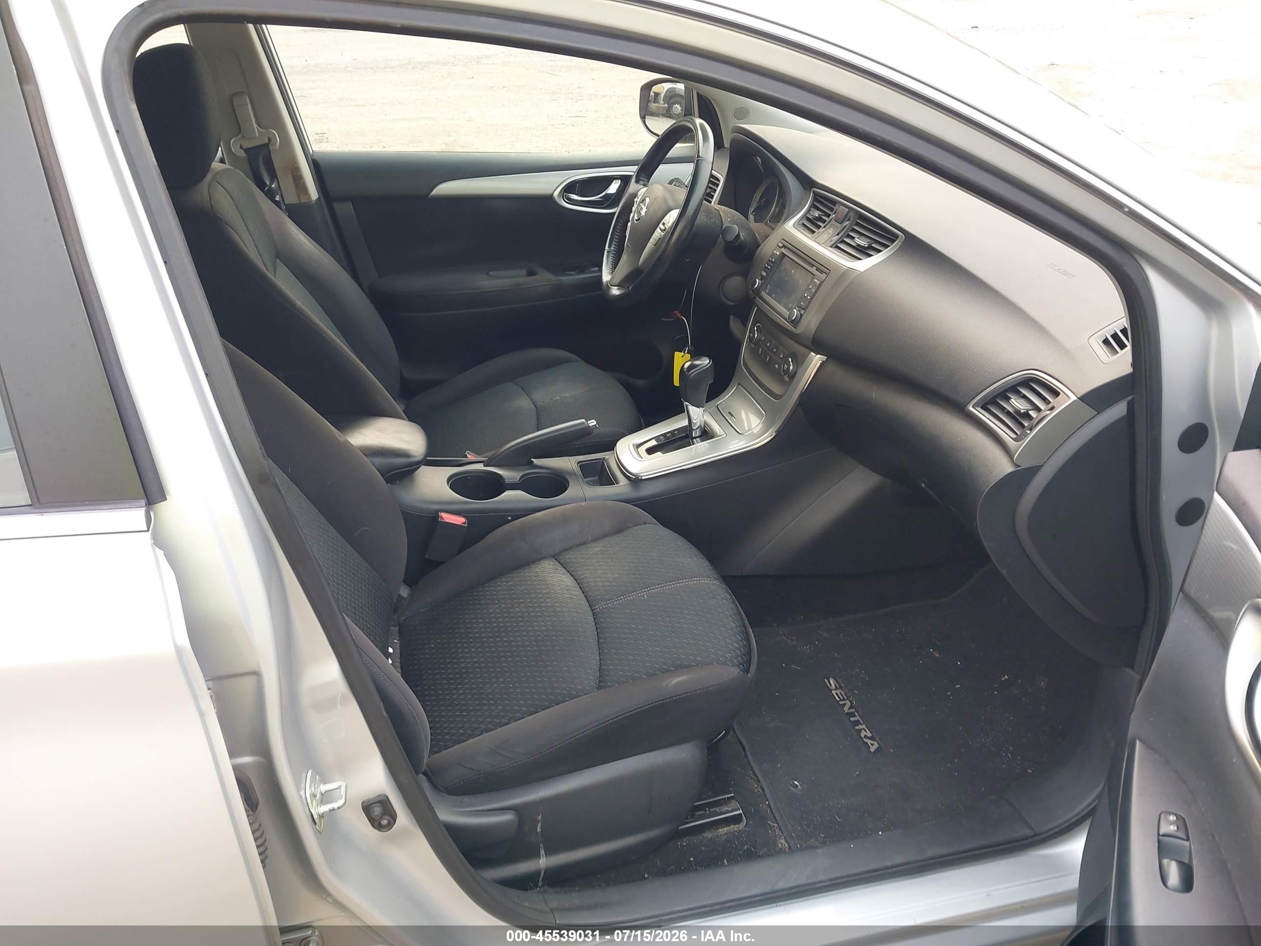 2014 Nissan Sentra Sr Silver vin: 3N1AB7AP3EY339726
