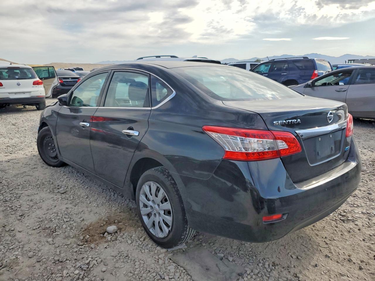 2014 Nissan Sentra S Black vin: 3N1AB7AP3EY339760