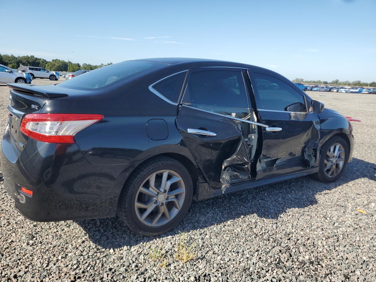 2014 Nissan Sentra Sr Black vin: 3N1AB7AP3EY340066