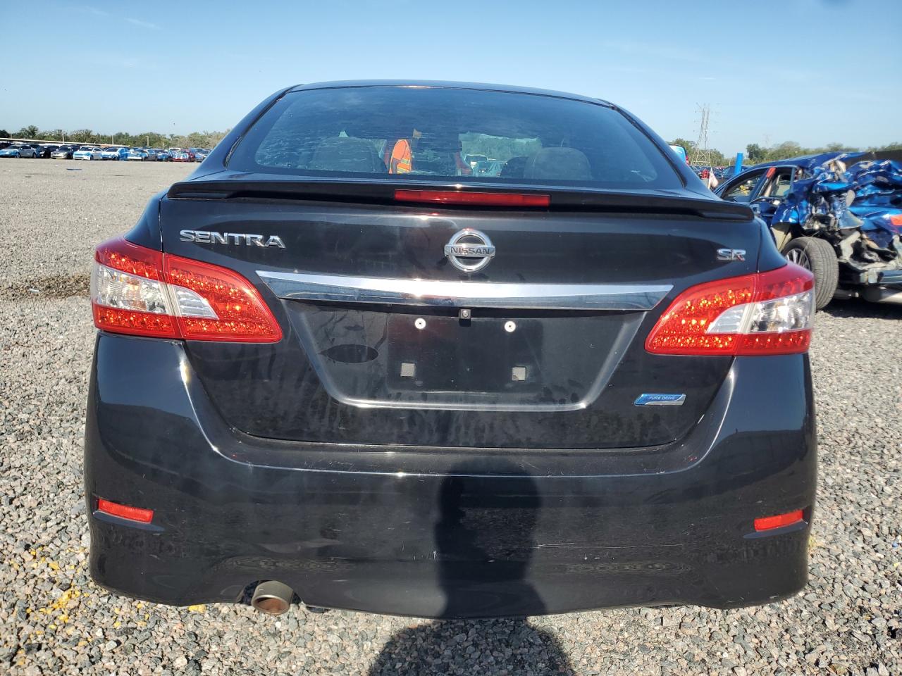 2014 Nissan Sentra Sr Black vin: 3N1AB7AP3EY340066