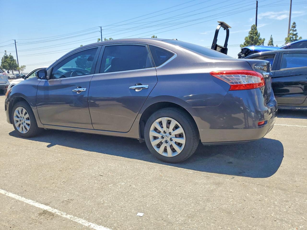 2015 Nissan Sentra Sv Gray vin: 3N1AB7AP3FL633741