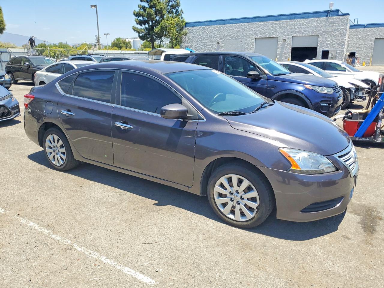2015 Nissan Sentra Sv Gray vin: 3N1AB7AP3FL633741