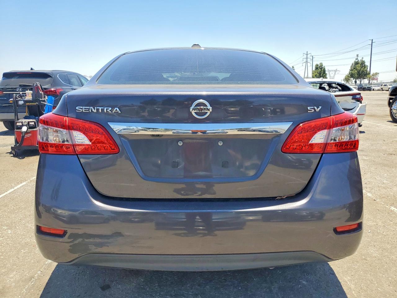 2015 Nissan Sentra Sv Gray vin: 3N1AB7AP3FL633741