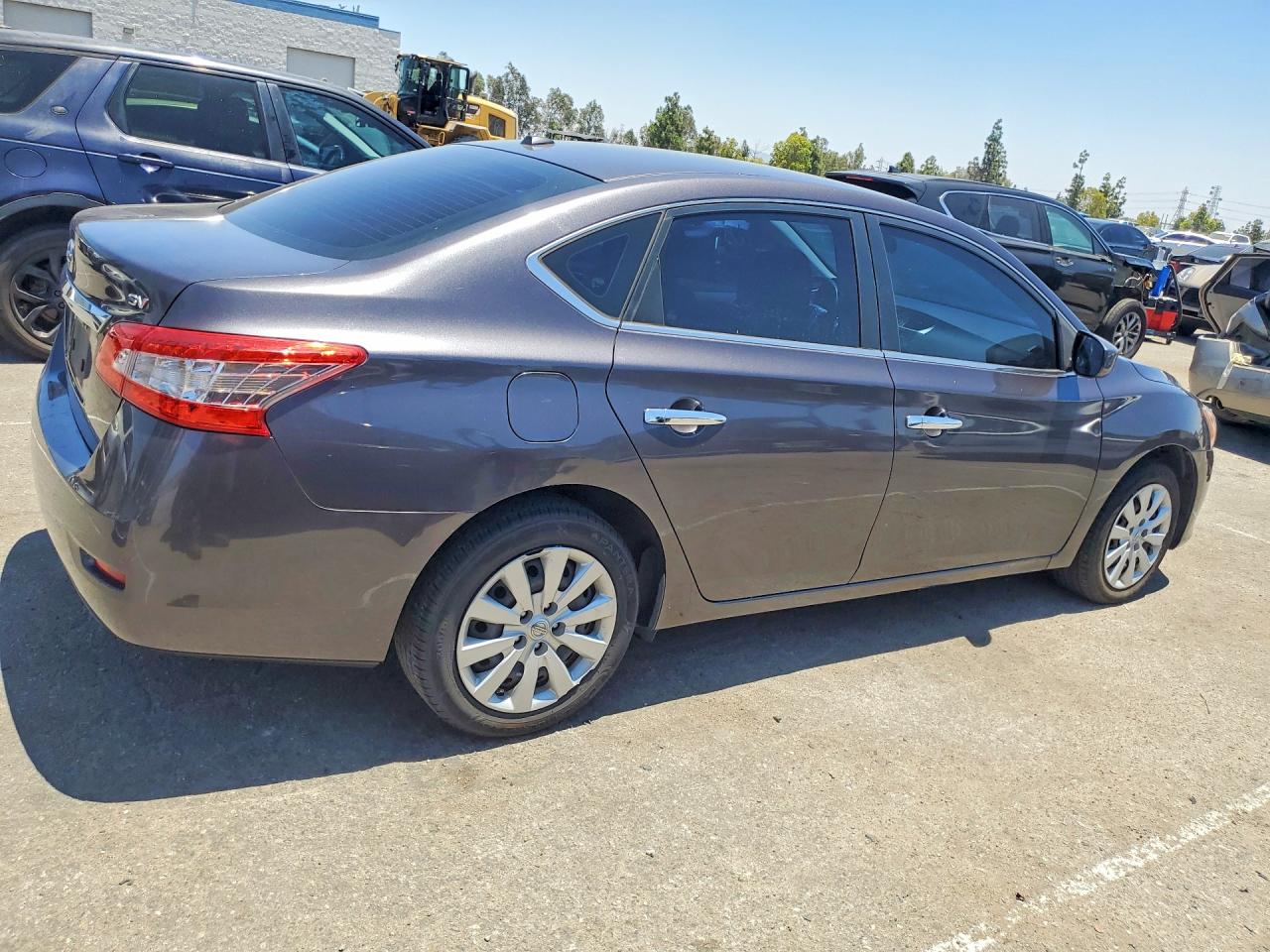 2015 Nissan Sentra Sv Gray vin: 3N1AB7AP3FL633741