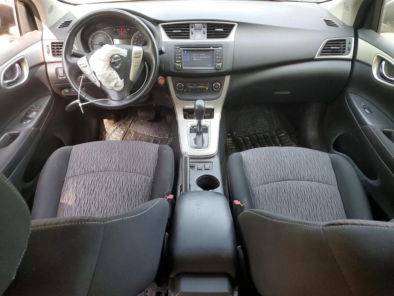 2015 Nissan Sentra S Серый vin: 3N1AB7AP3FL636476