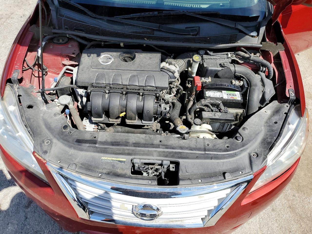 2015 Nissan Sentra Sv Красный vin: 3N1AB7AP3FL638390