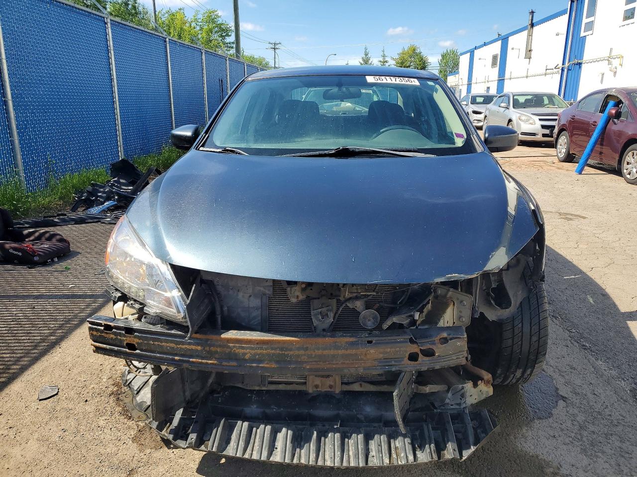 2015 Nissan Sentra S Charcoal vin: 3N1AB7AP3FL641550