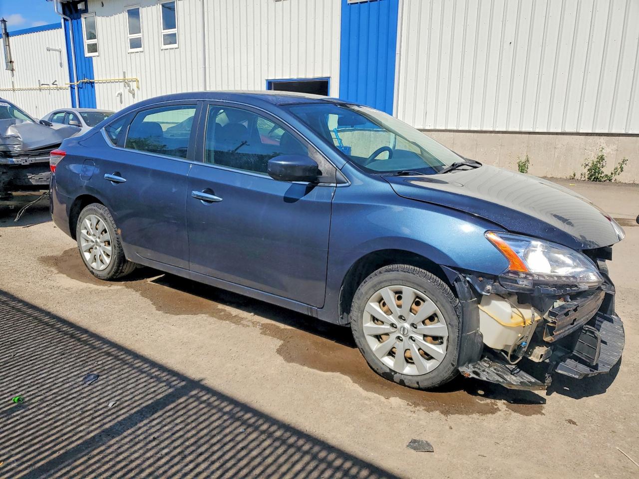 2015 Nissan Sentra S Charcoal vin: 3N1AB7AP3FL641550