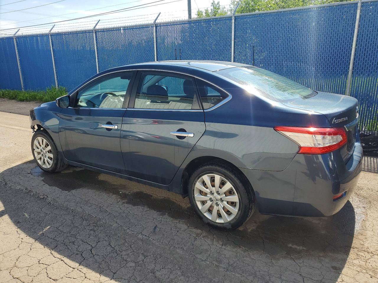 2015 Nissan Sentra S Charcoal vin: 3N1AB7AP3FL641550