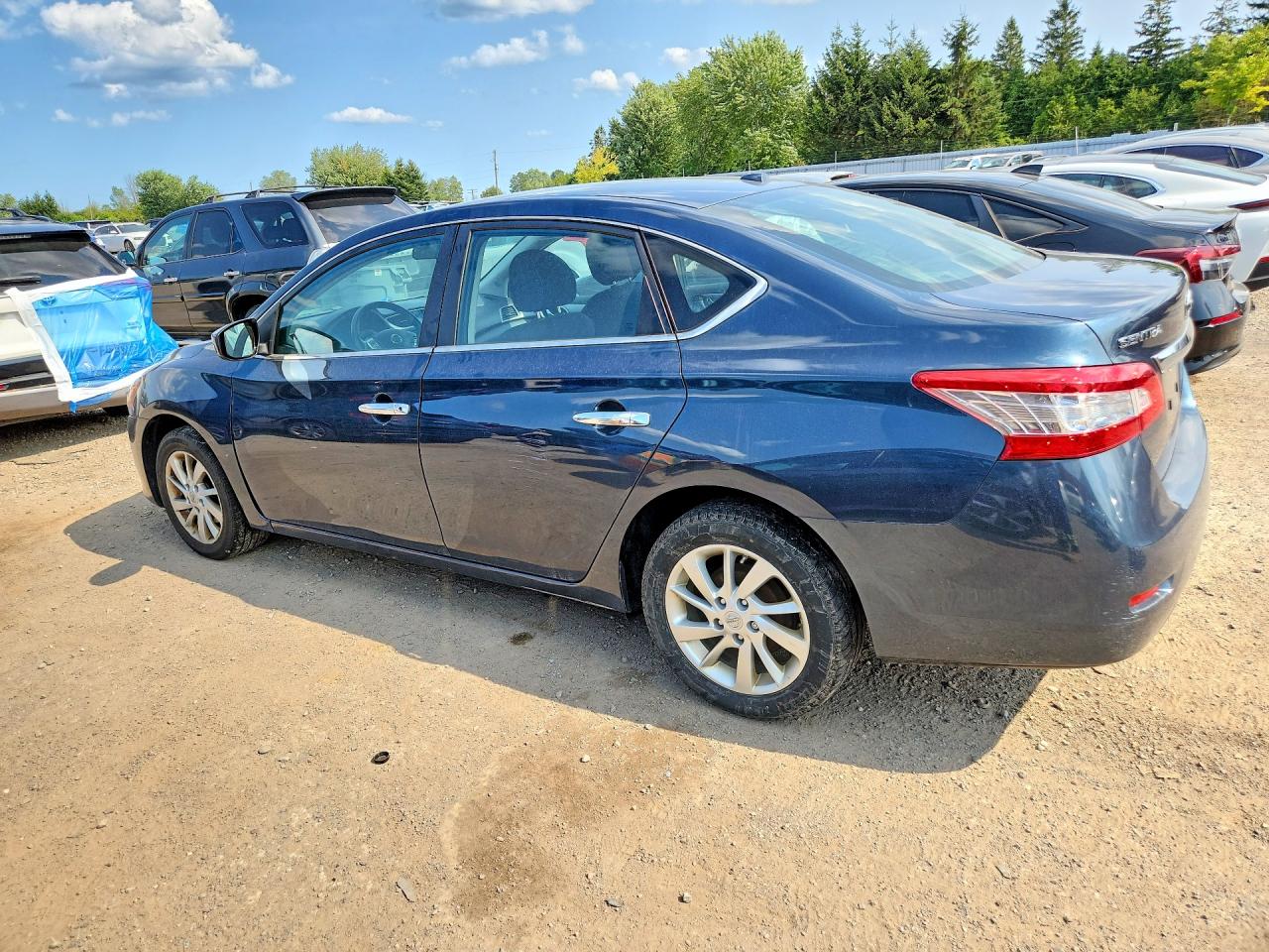 2015 Nissan Sentra S Blue vin: 3N1AB7AP3FL644478