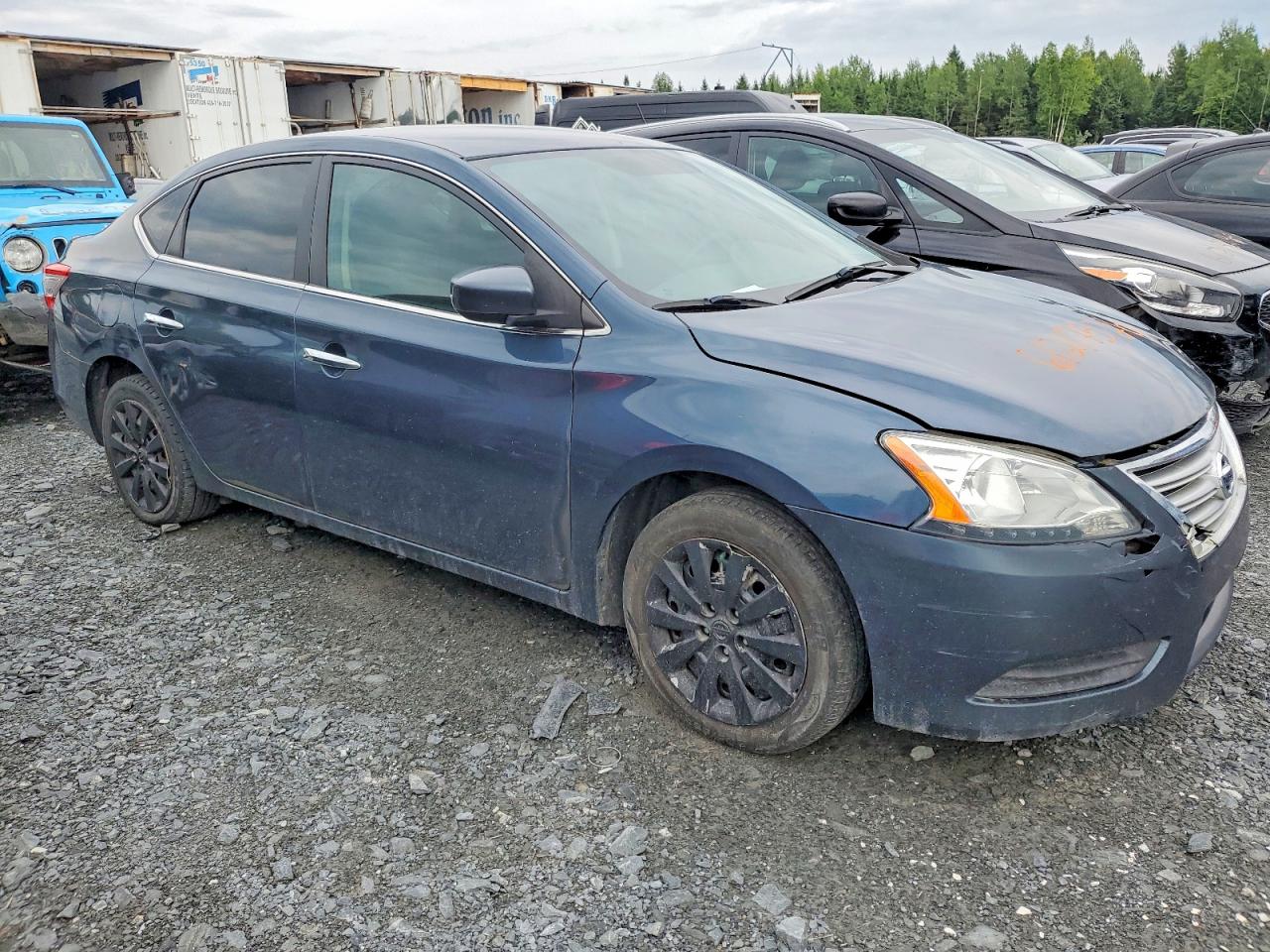 2015 Nissan Sentra Blue vin: 3N1AB7AP3FL645632