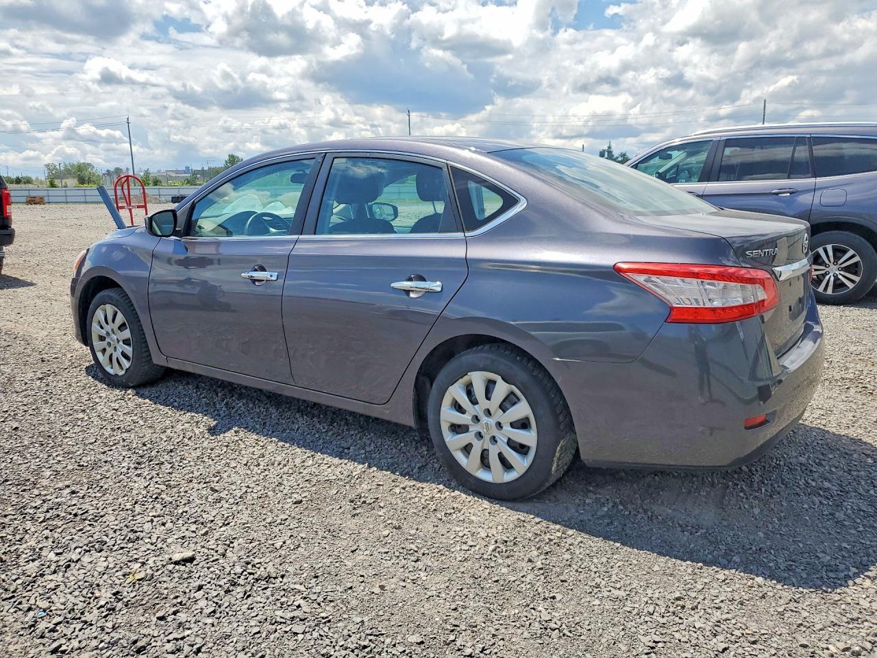 2015 Nissan Sentra S Gray vin: 3N1AB7AP3FL648188