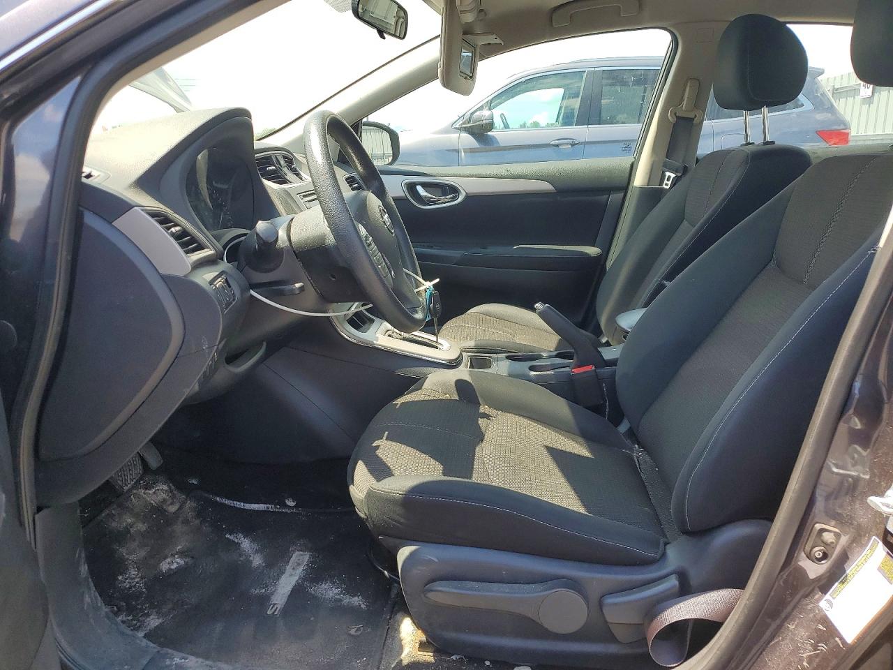 2015 Nissan Sentra S Gray vin: 3N1AB7AP3FL648188