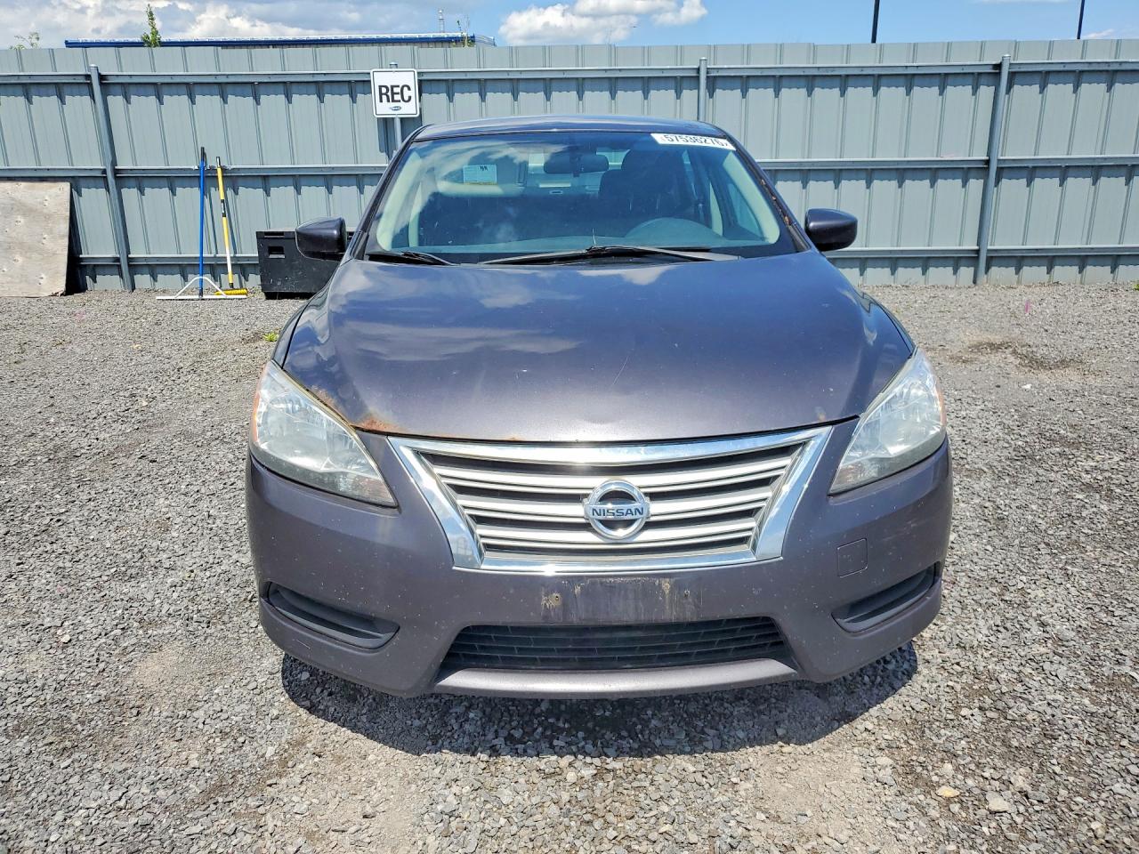 2015 Nissan Sentra S Gray vin: 3N1AB7AP3FL648188