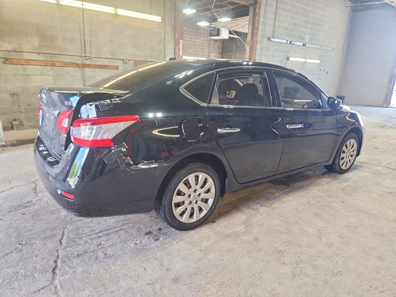2015 Nissan Sentra Sv Черный vin: 3N1AB7AP3FL652872