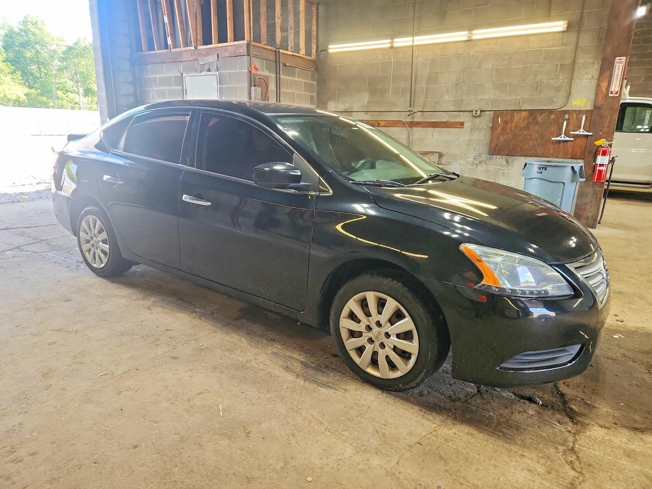 2015 Nissan Sentra Sv Черный vin: 3N1AB7AP3FL652872