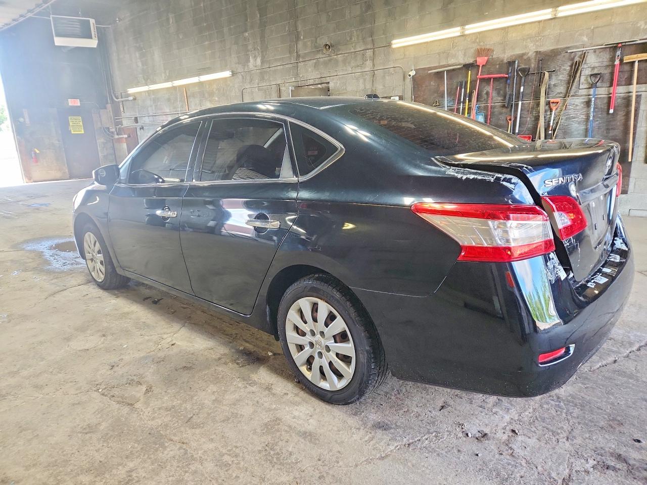 2015 Nissan Sentra Sv Черный vin: 3N1AB7AP3FL652872