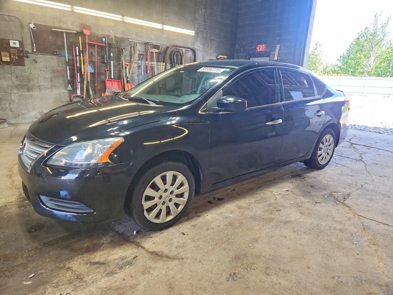 2015 Nissan Sentra Sv Черный vin: 3N1AB7AP3FL652872