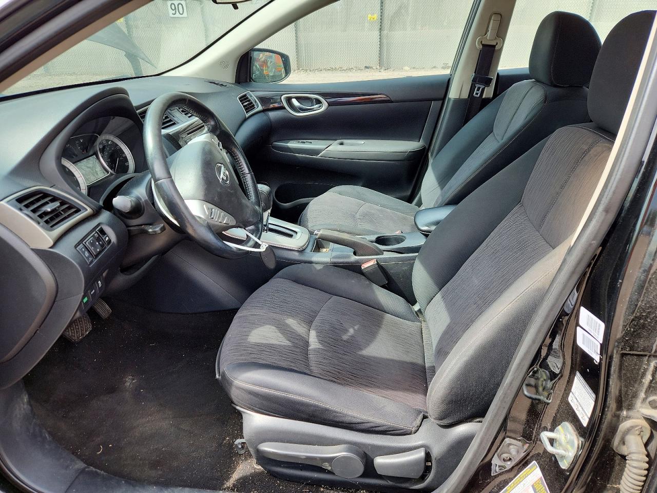 2015 Nissan Sentra Sv Black vin: 3N1AB7AP3FL653097
