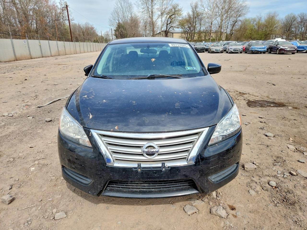 2015 Nissan Sentra Sv Black vin: 3N1AB7AP3FL653097