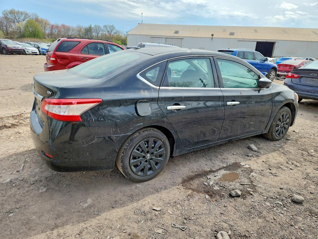 2015 Nissan Sentra Sv Black vin: 3N1AB7AP3FL653097