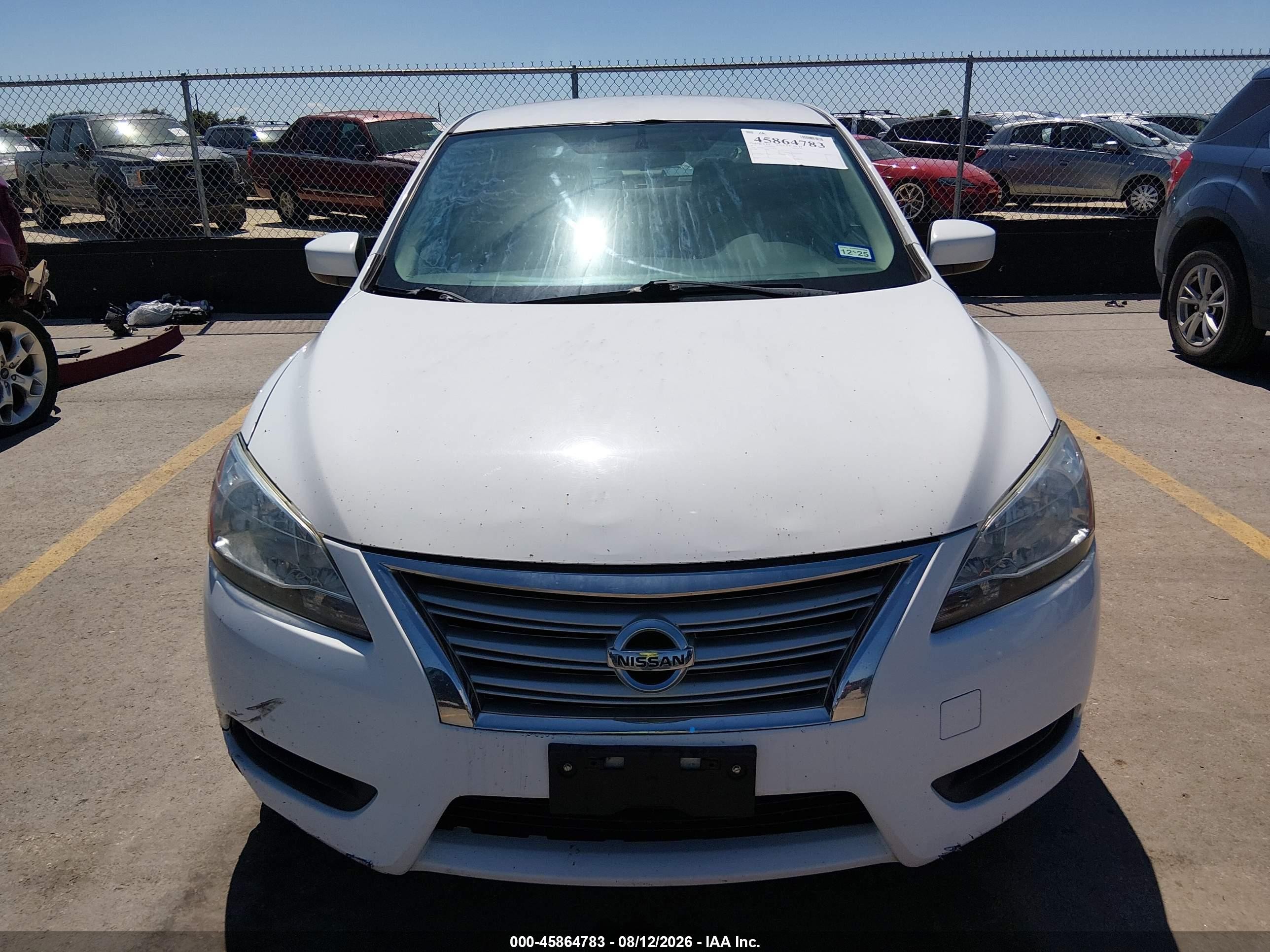 2015 Nissan Sentra Fe+ S/s/sl/sr/sv Белый vin: 3N1AB7AP3FL656517