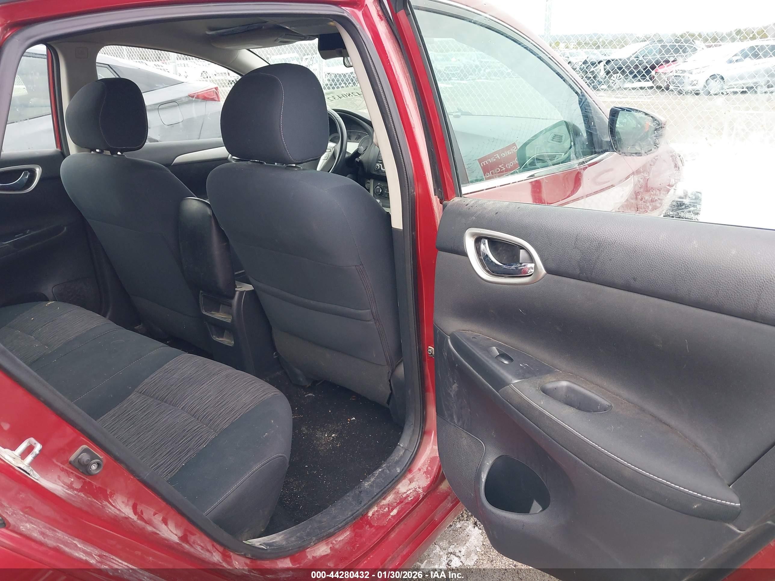 2015 Nissan Sentra Fe+ S/s/sl/sr/sv Red vin: 3N1AB7AP3FL664228