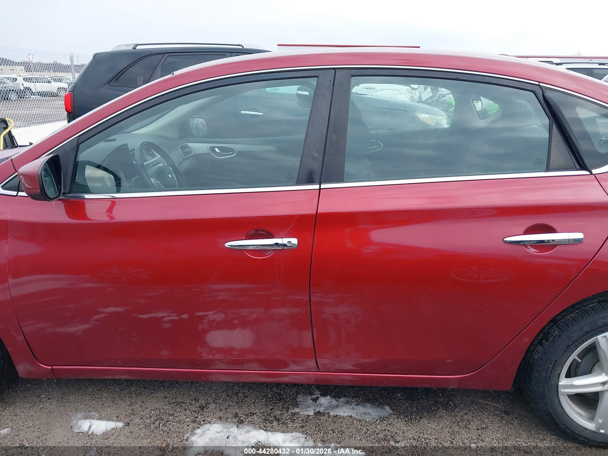 2015 Nissan Sentra Fe+ S/s/sl/sr/sv Red vin: 3N1AB7AP3FL664228