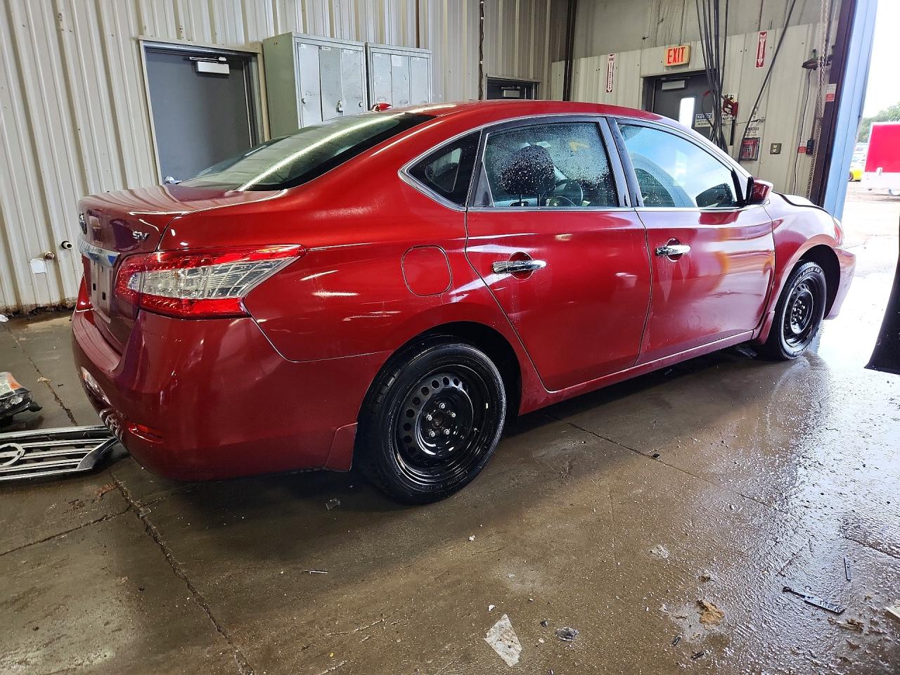 2015 Nissan Sentra Sv Red vin: 3N1AB7AP3FL675097