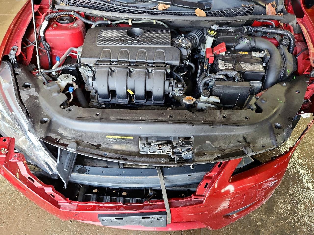 2015 Nissan Sentra Sv Red vin: 3N1AB7AP3FL675097