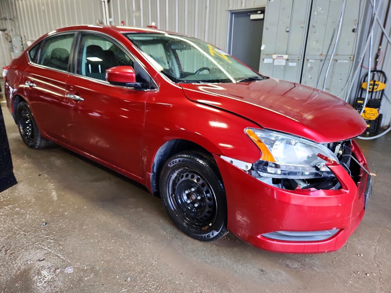2015 Nissan Sentra Sv Red vin: 3N1AB7AP3FL675097