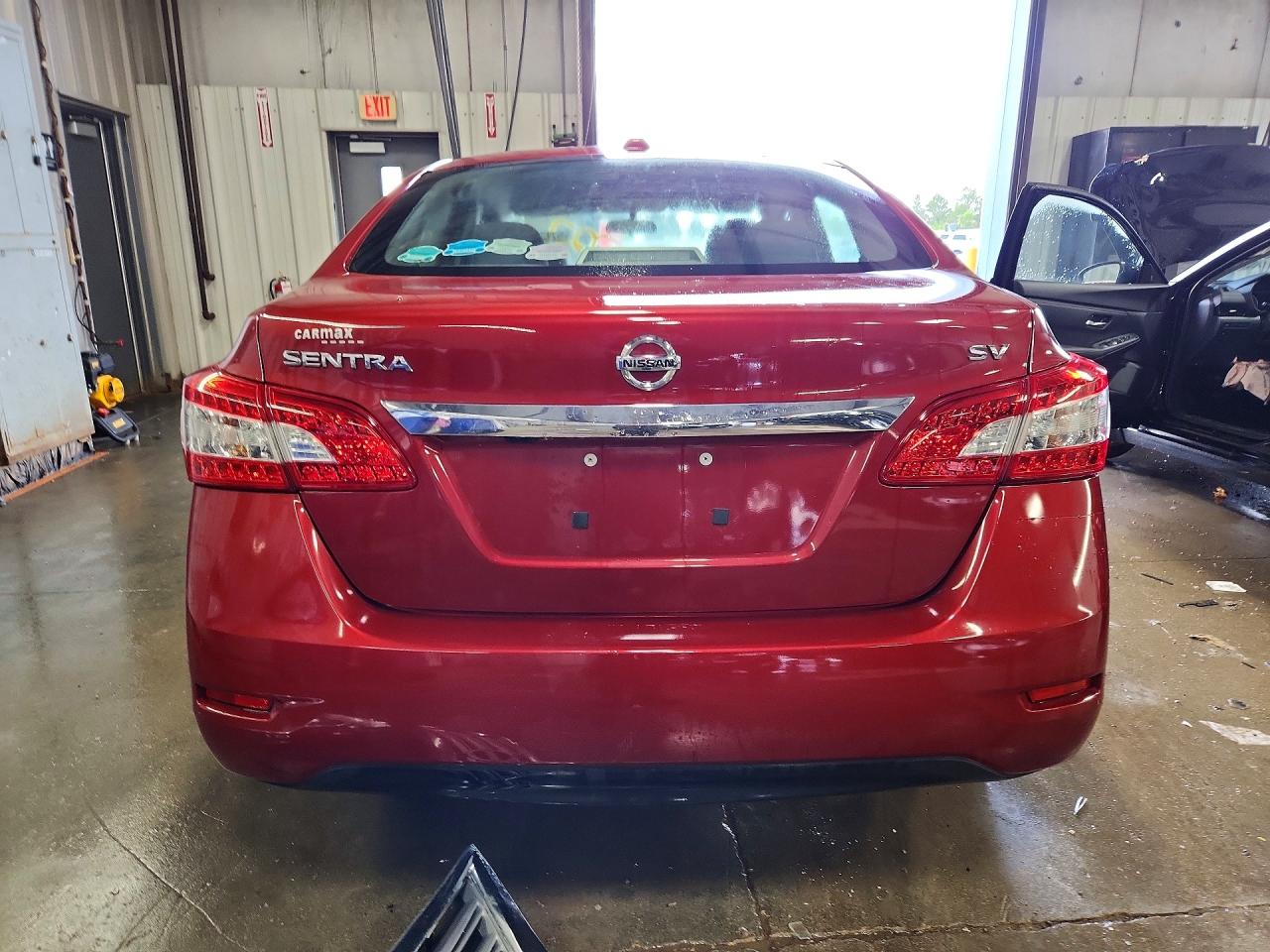 2015 Nissan Sentra Sv Red vin: 3N1AB7AP3FL675097