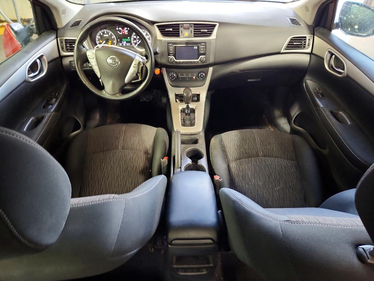 2015 Nissan Sentra Sv Red vin: 3N1AB7AP3FL675097