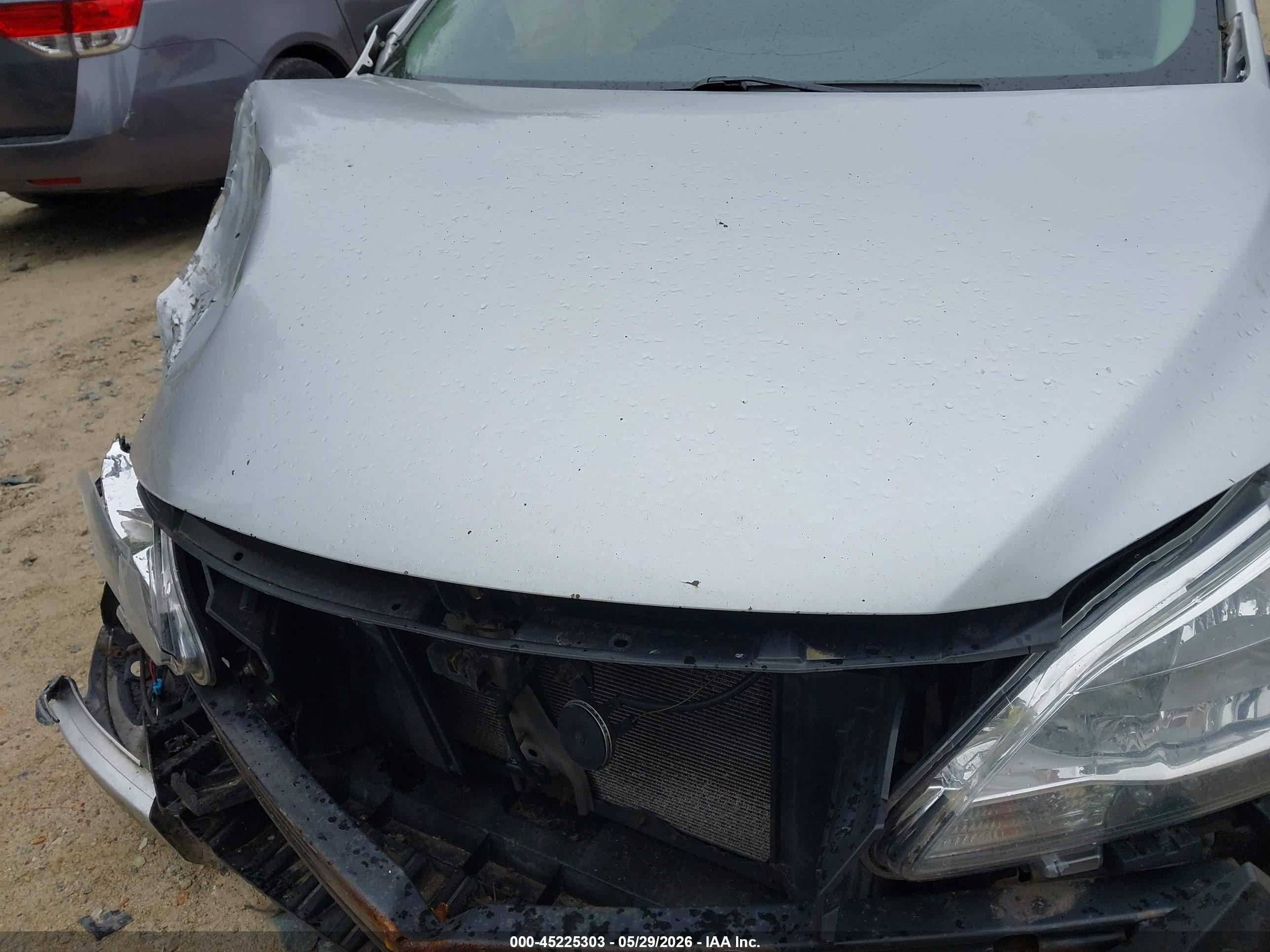 2015 Nissan Sentra Sv Silver vin: 3N1AB7AP3FL684494