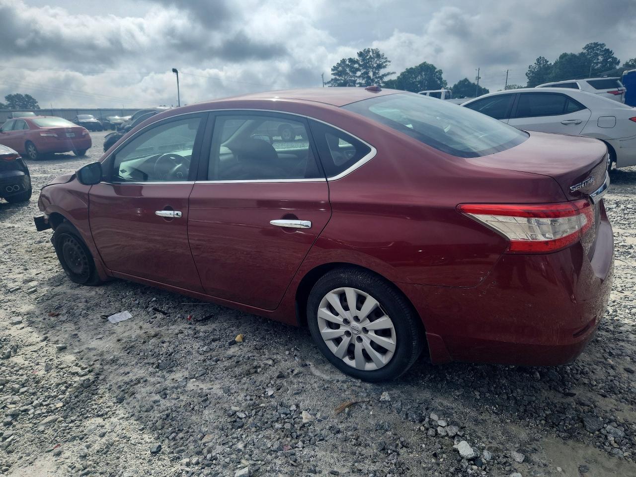2015 Nissan Sentra Sv Red vin: 3N1AB7AP3FL689548