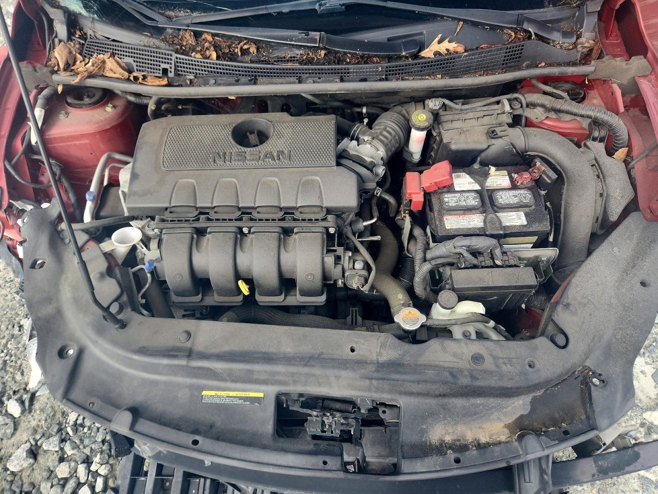 2015 Nissan Sentra Sv Red vin: 3N1AB7AP3FL689548
