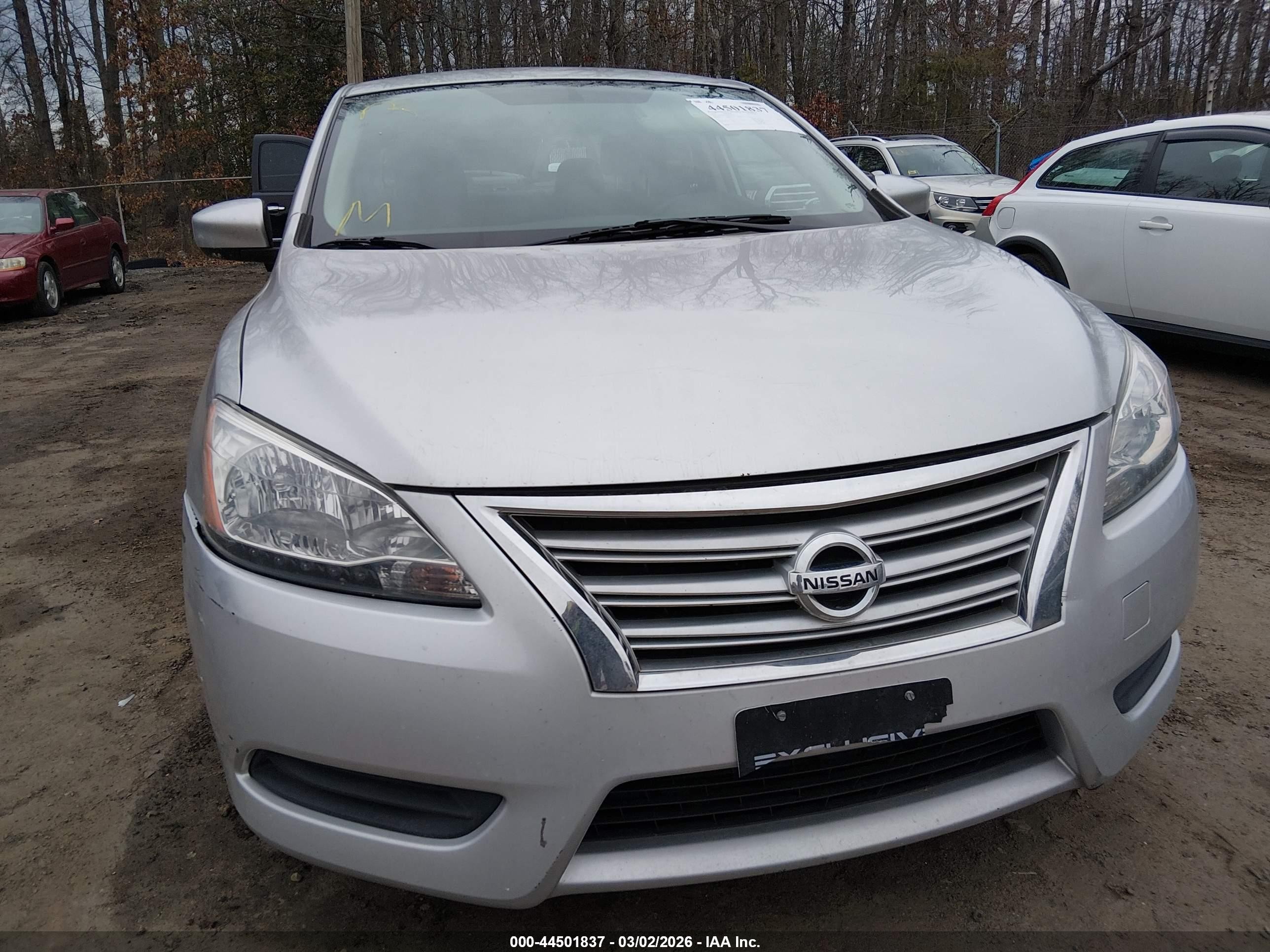 2015 Nissan Sentra Sv Silver vin: 3N1AB7AP3FL693115