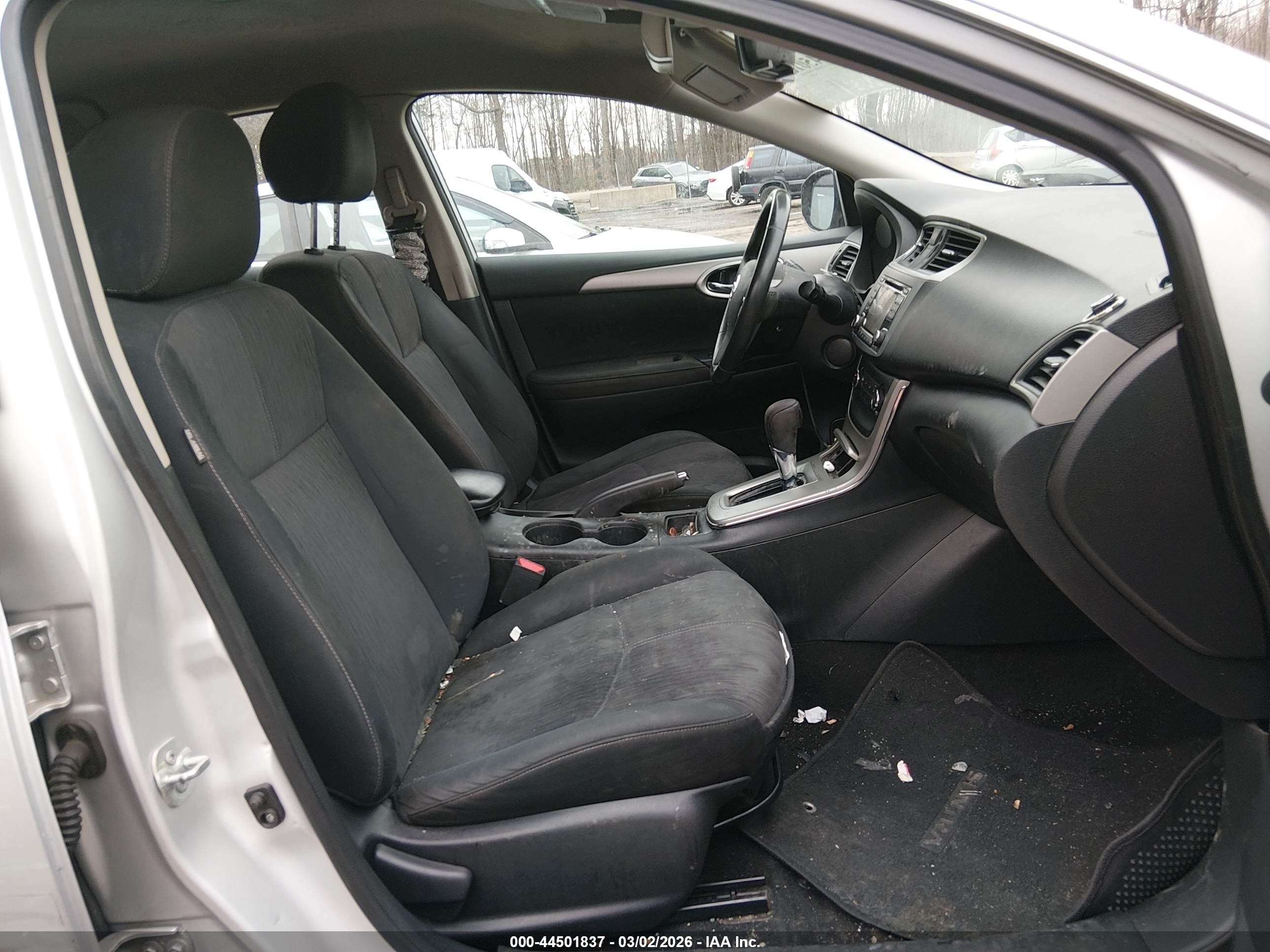 2015 Nissan Sentra Sv Silver vin: 3N1AB7AP3FL693115