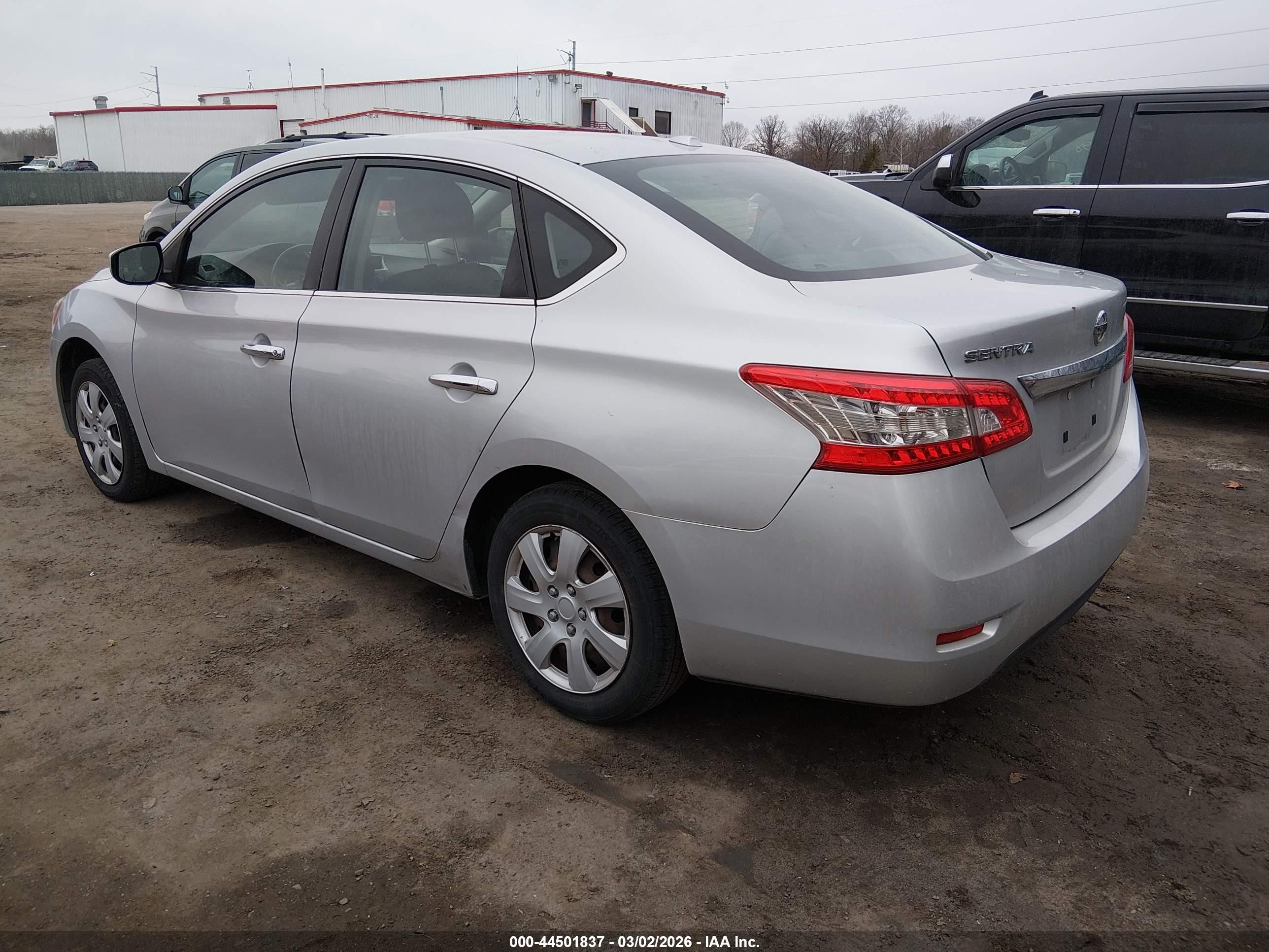 2015 Nissan Sentra Sv Silver vin: 3N1AB7AP3FL693115