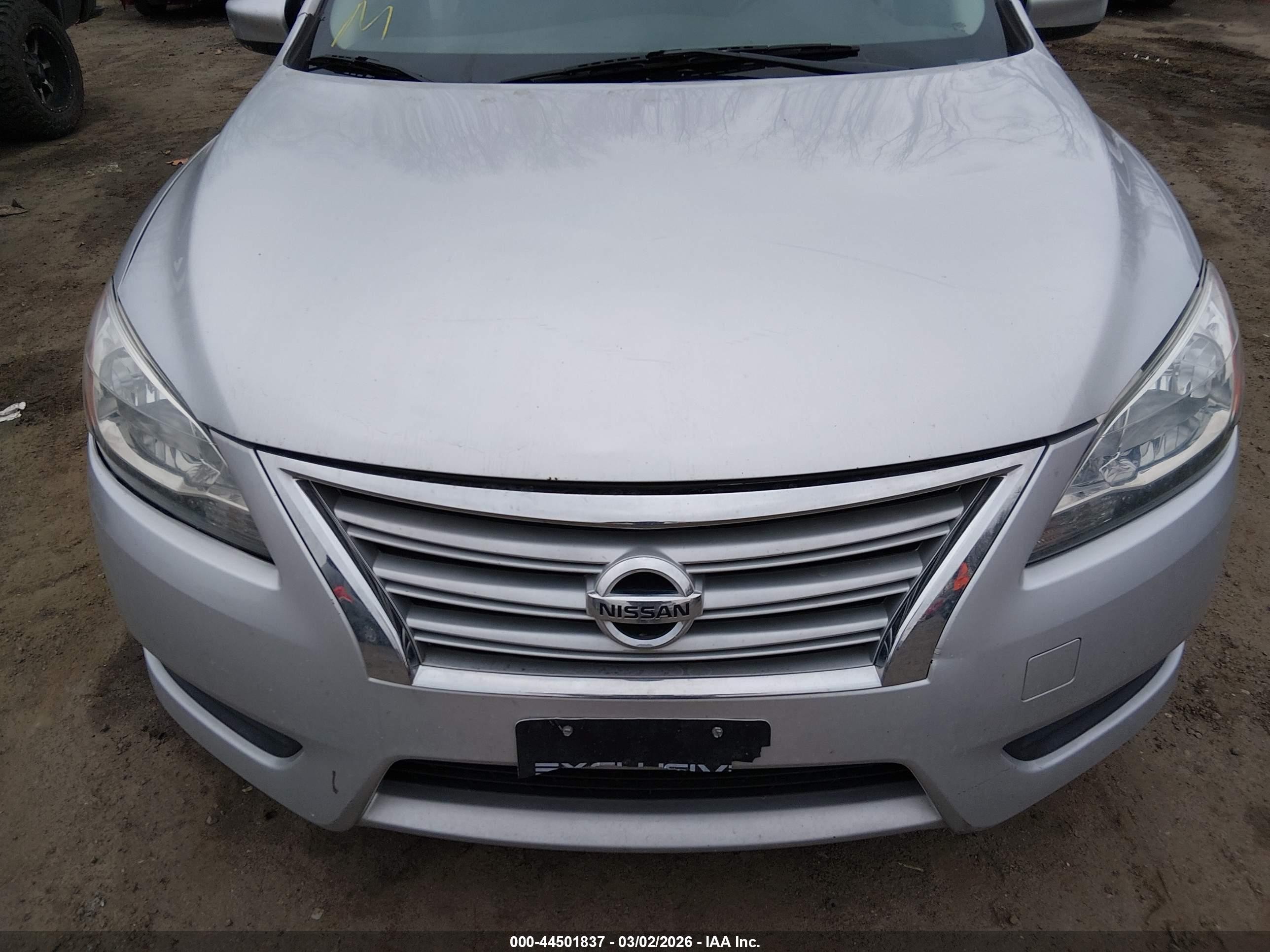 2015 Nissan Sentra Sv Silver vin: 3N1AB7AP3FL693115