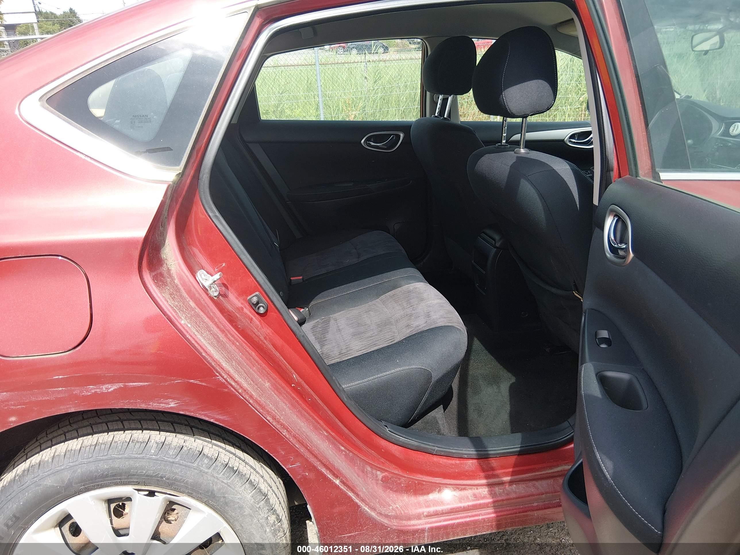 2015 Nissan Sentra Fe+ S/s/sl/sr/sv Темно-бордовый vin: 3N1AB7AP3FY213822
