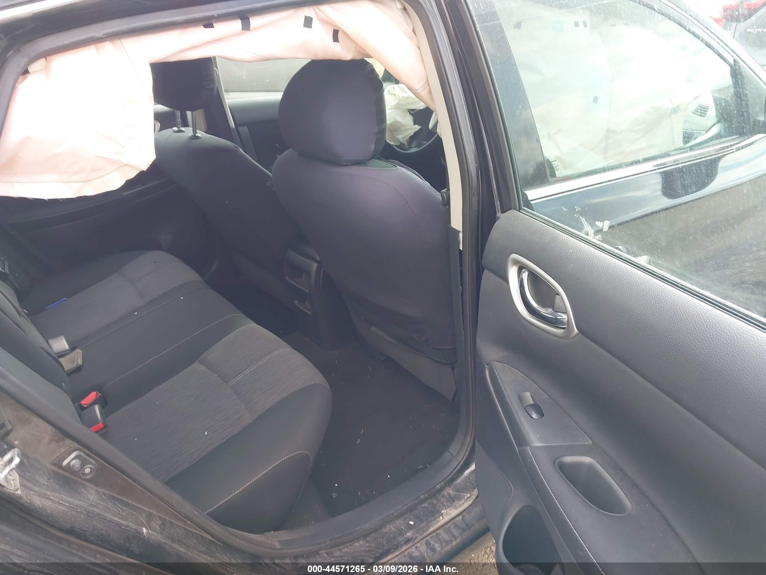 2015 Nissan Sentra Sv Black vin: 3N1AB7AP3FY214615