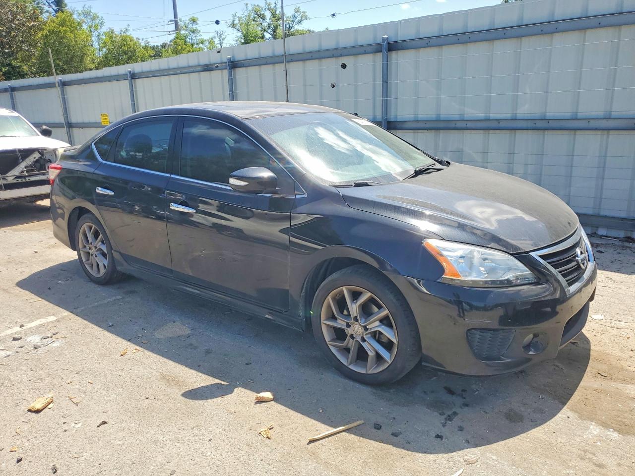 2015 Nissan Sentra Sr Black vin: 3N1AB7AP3FY222570