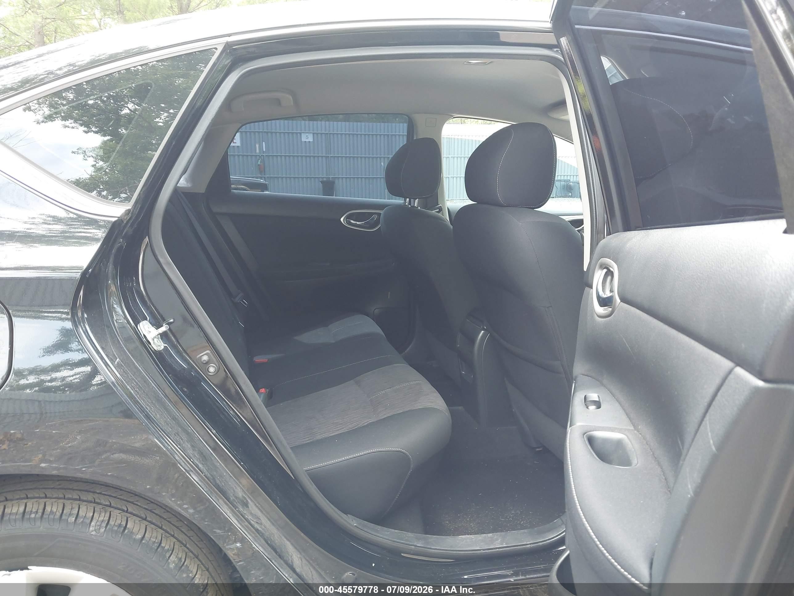 2015 Nissan Sentra Sv Black vin: 3N1AB7AP3FY224562