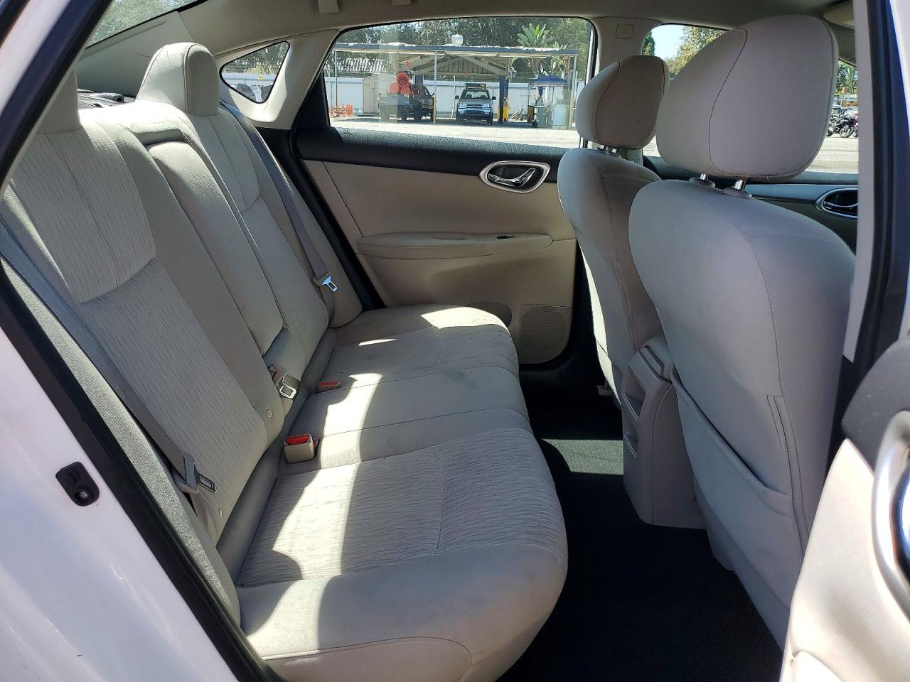 2015 Nissan Sentra Sv White vin: 3N1AB7AP3FY224769